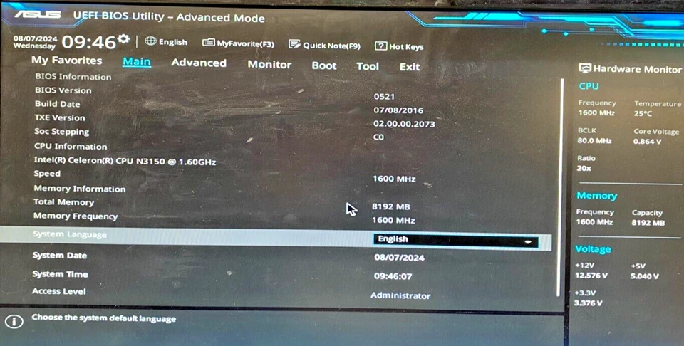 Asus Vivo UN45 Mini - Celeron N3150 - 8GB RAM - 256GB SSD - WIN10 (OFFERS OK) - Image 2 of 4