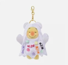 New Authentic Disney store Halloween Winnie The Pooh Plush Keychain Ornament