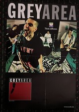 GREYAREA 15.5x24 record store promo poster VICTORY hardcore 1998 WARZONE nyhc