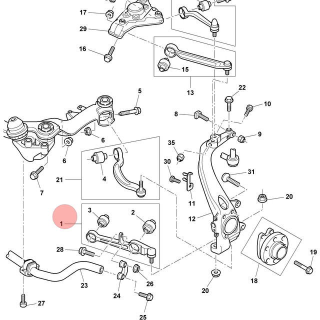 04-13 BENTLEY CONTINENTAL FLYING SPUR FRONT LEFT LOWER TORSION COMTROL ARM OEM
