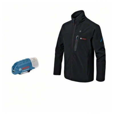 Bosch beheizbare Jacke  GHJ 12+18V XA (Basic Version) ohne Akku, Gr, S schwarz