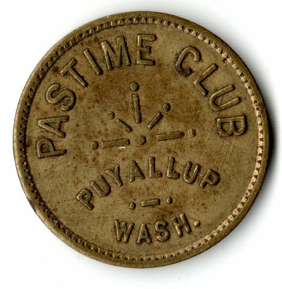 Pastime Club Puyallup, Washington Good For 20 Cent In Trade | eBay