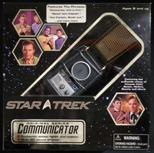 STAR TREK TOS CLASSIC COMMUNICATOR DIAMOND SELECT TOYS ART ASYLUM 2007 MIB
