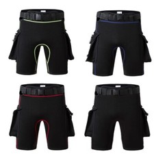 3mm Neoprene Wetsuit Tech Shorts Submersible Load Weight 2 Pocket Bandage Pant