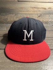 Vintage Roman Milwaukee Braves Fitted Hat Cap...