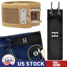 Tactical Metal Hook Elastic Belt Buckle-Less Invisible Waist Belt Closure OY