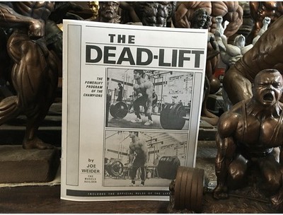 Powerlifting Bodybuilding Joe Weider  The Deadlift Very  Rare Booklet 1978