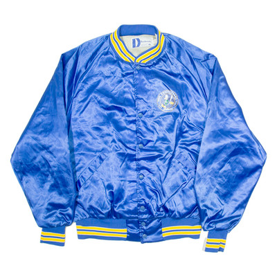 Dunbrook 50th Anniversary Peerless Herren Bomberjacke Blau Strick Nylon XL