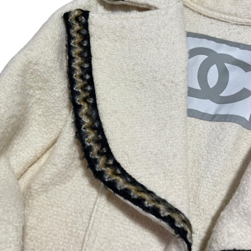 Chanel Wool Alpaca Zip Top Coco Mark - Picture 8 of 12