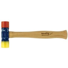 EstWing DFH-12 12 oz Double Faced Mallet Soft Rubber Hard Plastic Hickory