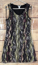 Bar III Women M Multicolor Lace Fit & Flare Dress Lined Stretchable