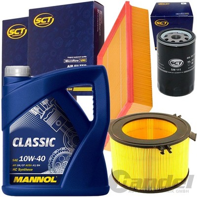 FILTERSET INSPEKTIONSKIT+10W40 MANNOL ÖL 2.0i T4 BUS KASTEN 84 PS AB BJ 09/1995