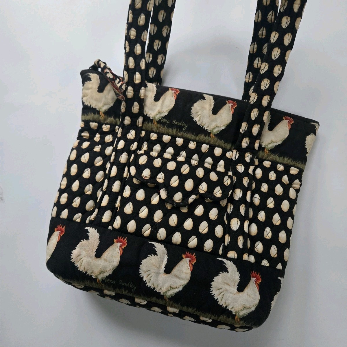 Vera Bradley Vintage Chicken + Egg Chanticleer Print Zip  display picture 1