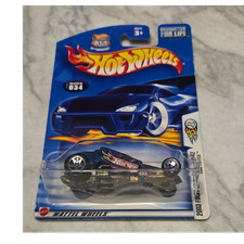Hot Wheels 1:64 Diecast Tire Fryer Car 2003 First Editions Blue Unopened Box