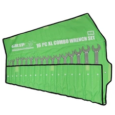 Grip On Tools 16 Piece Metric X-Long Combo Wrench Set - 89242