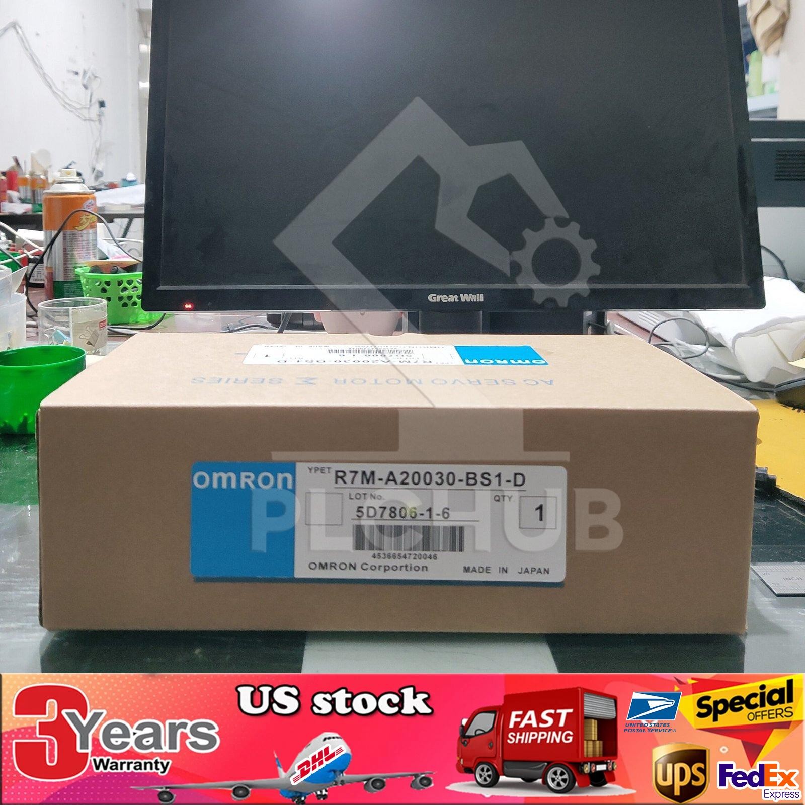 Omron R7M-A20030-BS1-D New One R7MA20030BS1D Servo Motor Fast Shipping