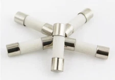 5 Qty. 5x20mm 10A Slow-Blow Ceramic Fuse T10a 250v
