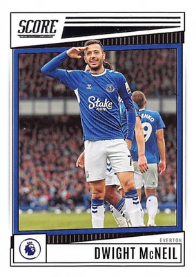 Panini Score Premier League 22/23 Base Everton Dwight McNeil #75