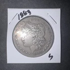 1883-S Morgan Silver Dollar XF San Francisco Mint Coin (3326)