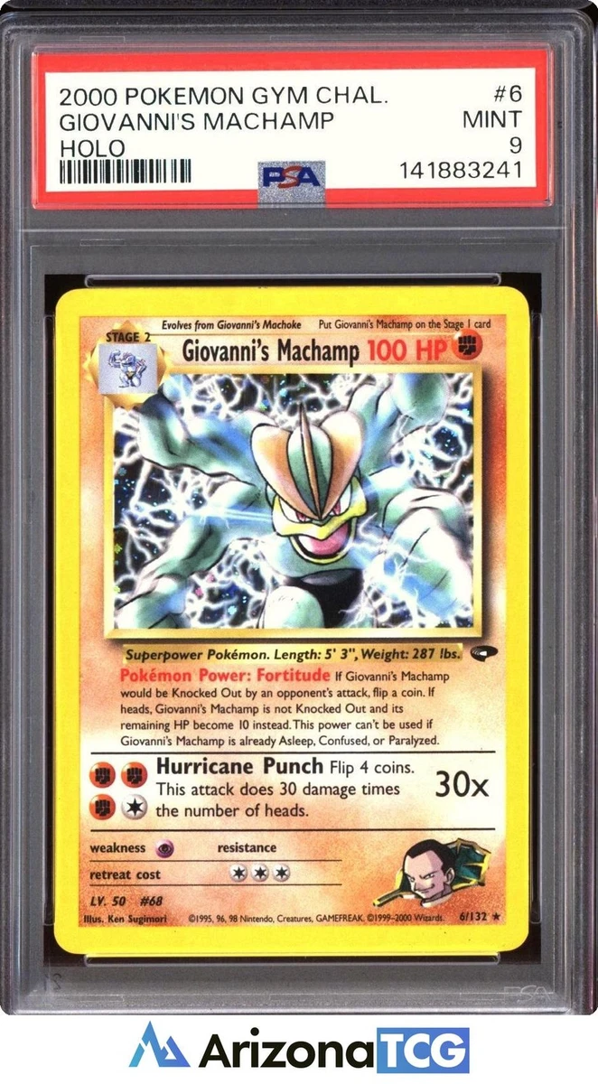 Machamp Pokémon TCG Professional Sports Authenticator (PSA) Grade
