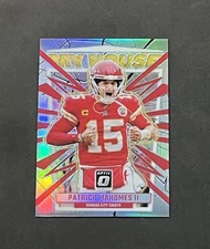 2023 Panini Donruss Optic #19 Patrick Mahomes II My House Silver Holo Prizm A
