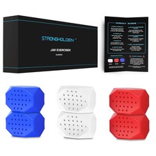 Jaw Exerciser for Men Women - 3 Levels Jawline Exerciser for Beginner