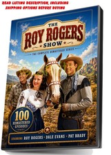 ROY ROGERS TV SHOW DVD COMPLETE REMASTERED SEASONS 1-6 ALL 100 EPISODES CC
