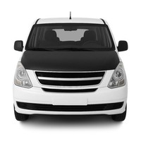 Haubenbra Bonnet Bra Steinschlagschutz FüR Hyundai H1 2008-2023 Schwarz 1Tlg