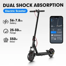 Adults Will Love: 350W E-Scooter with 8.5" Tires for Birthday & Christmas .