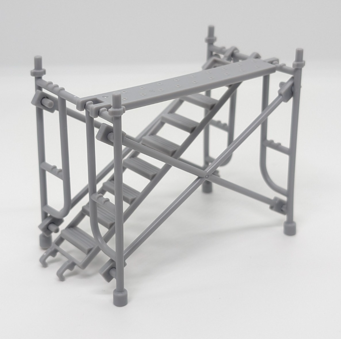 Miniature Scaffold / Stairs Connectable Stage Construction Site Made in Japan