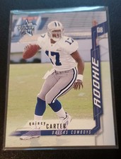 2001 Leaf Rookies & Stars - Rookie Quincy Carter #203 (RC)
