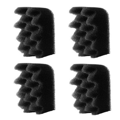 Aquarium Filter Foam Replacement - 4-Pack, Black - Compatible with Fluval 304...