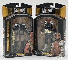 AEW Unrivaled Series 5 Lot Of 2 Frankie Kazarian And Scorpio Sky Action Figures