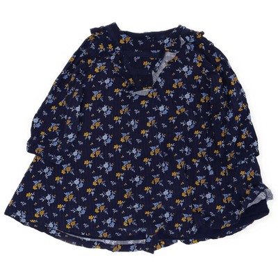 Sergent Major, Kleid, Größe: 80, Blau/Gelb/Weiß, Baumwolle/Viskose, Blumen #Mf5