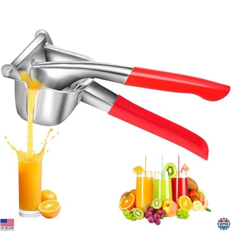 Large Stainless Steel Lemon Juicer Squeezer Manual Citrus Press for Orange Lime