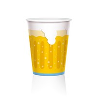 Oktoberfest 6 Partybecher 450 Ml Party Pappbecher EINMAL-BECHER Neu