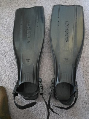 Cressi Pro Light Dive Fins Size S-M Black In Color