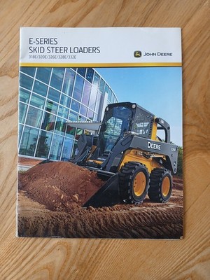 John Deere E Series Skid Steer Loaders Sales Brochure (Original Brochure) *2013*
