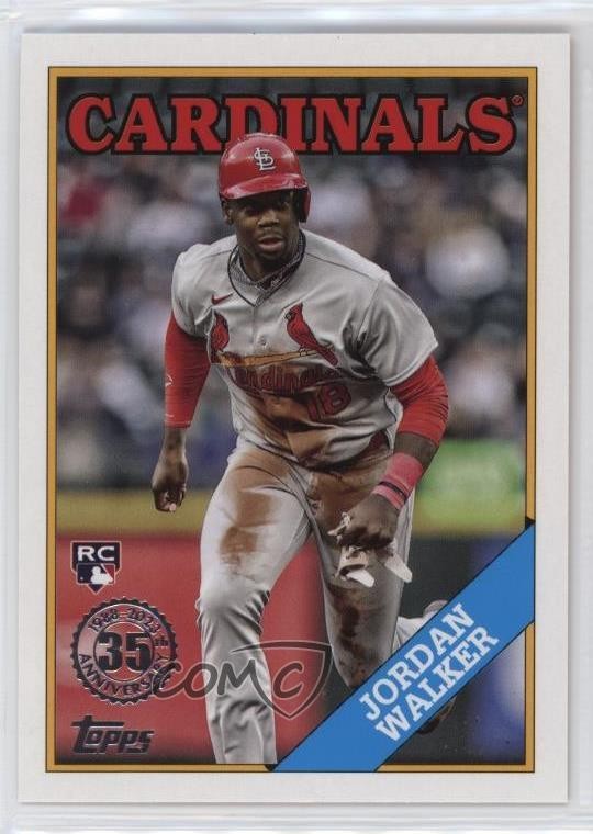 2023 Topps Update 1988 Topps Baseball Jordan Walker #88US-49 Rookie RC