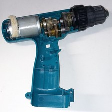 Makita 6201 D Akku Schrauber 9,6V Neue Motor + Getriebe + Gehäuse ohne Schalter 