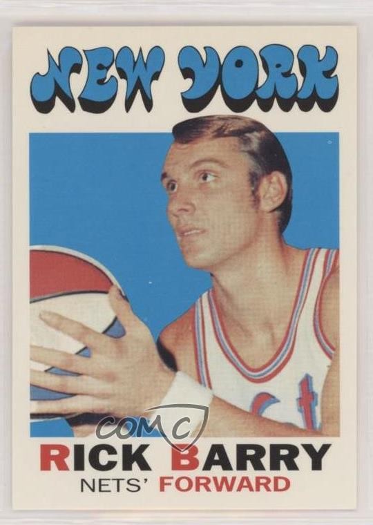 1996 Topps Stars Reprints Rick Barry #5 HOF 16yo
