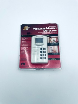 Lamson HS4320A Home Security Motion Detector White Indoor Wireless Chime/Siren