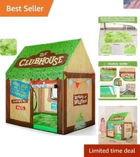 Kids Play Tents Indoor: Cute Playhouse Tent for Kids with Padded Play Mat - T...