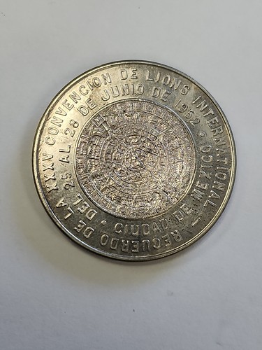 1952 XXXV Convencion De Lions Grove 607a Silver .925 Mintage 5k🔥🔥🇲🇽👌