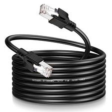 Cat8 Ethernet Cable 75Ft S/FTP Outdoor Indoor Heavy Duty High Speed 26AWG Int...