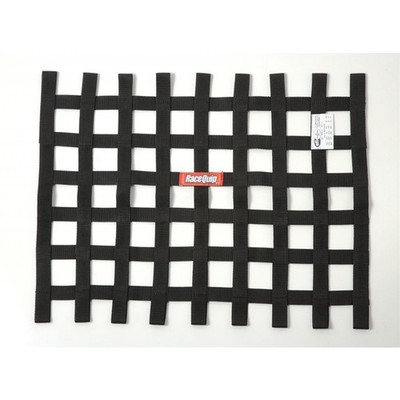 RaceQuip SFI Ribbon Window Net | 18in H x 24W | Black