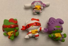 McDONALD'S Hello Kitty Teenage Mutant Ninja Turtles Lot Of 4 No Boxes