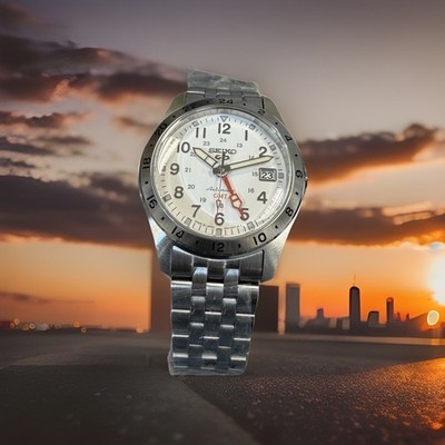 Seiko 5 Sport's Field GMT Automatic SSK059 Steel Bracelet Watch