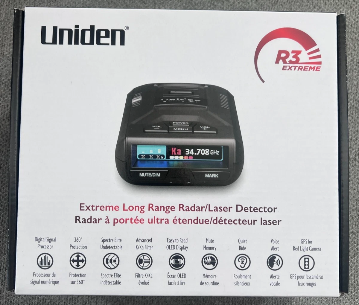Uniden Audio/Visual X Band Car Radar and Laser Detectors for sale