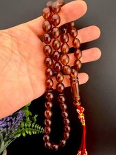 Genuine sumatran amber Islamic Rosary 45-bead 47g